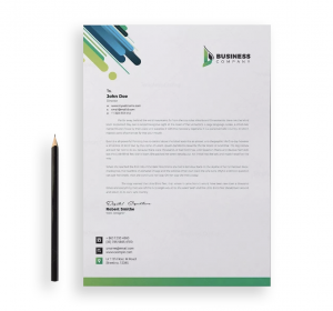 Letterhead 8.5" X 11"  70lb Premium Opaque Paper - Full Color 1 Side